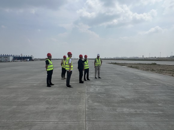 公司领导赴呼和浩特新机场项目进行安全生产检查